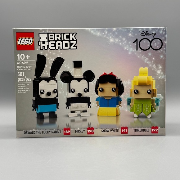 Lego Other - Lego BrickHeadz #40622 Disney 100 Oswald Mickey Snow White Tinkerbell New Sealed
